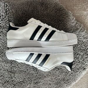 Adidas White and Black Sneakers